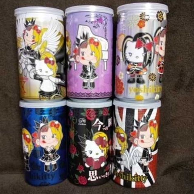 YOSHIKI ミルキー缶 不二家 限定品 ６種類セット