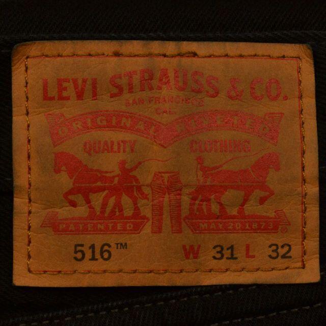 Levi's(リーバイス)のW31 Levis 50516-0260 BLACK 516 デニムパンツ メンズのパンツ(デニム/ジーンズ)の商品写真