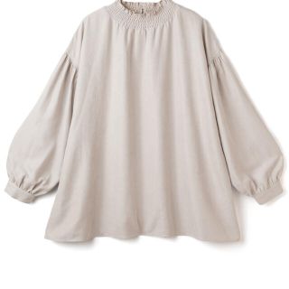 グレイル(GRL)のグレイル♡チュニック　グレージュ(ミニワンピース)