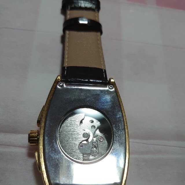 自動高級腕時計  SEWOR  巻 機械式 ブラック文字盤 黒色革ベルト メンズの時計(腕時計(アナログ))の商品写真