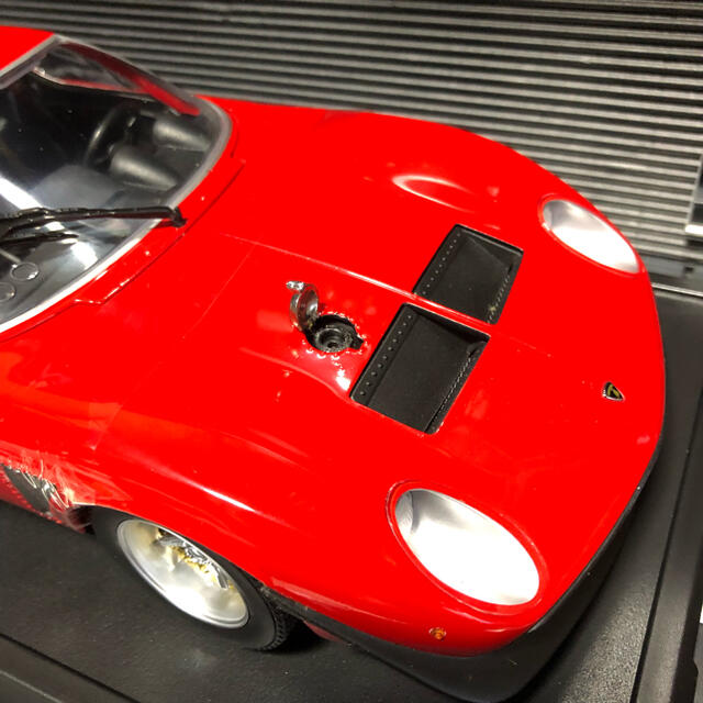 絶版 未展示品 京商 1/18 ランボルギーニ イオタ SVR レッド