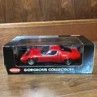 絶版 未展示品 京商 1/18 ランボルギーニ イオタ SVR レッドの通販