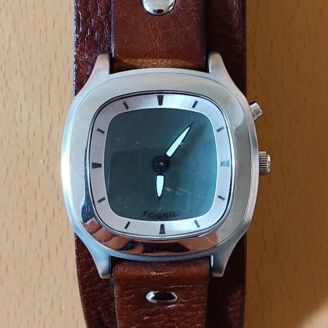 FOSSIL 腕時計 メンズ レディース レザー デジタル JR-8123