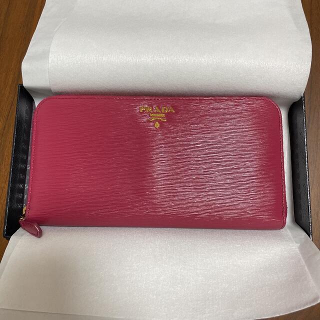 美品 PRADA プラダ 長財布