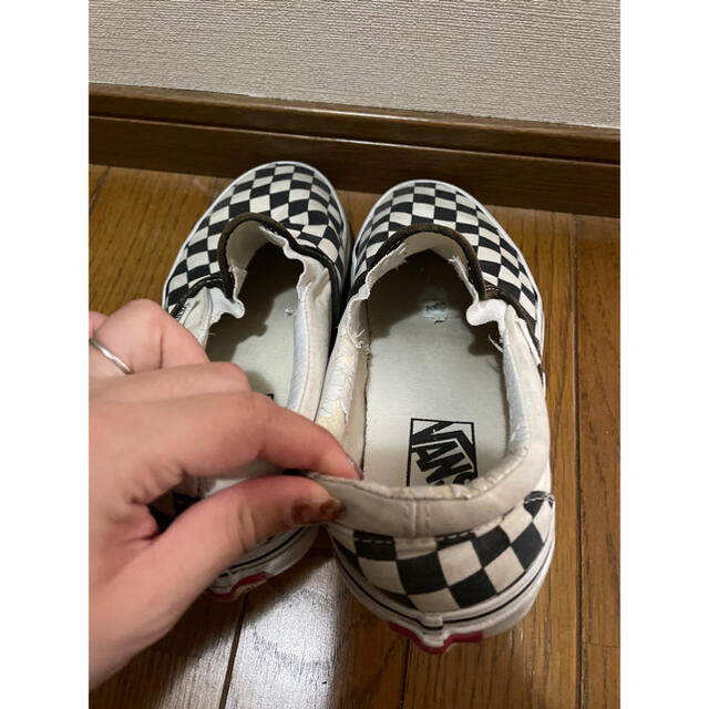 VANS(ヴァンズ)のVANS チェッカー スリッポン レディースの靴/シューズ(スリッポン/モカシン)の商品写真