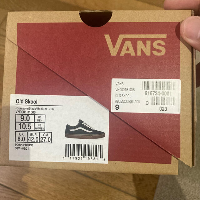 【未使用品】VANZ OLD SKOOL BLACK ガムソール 2