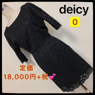 デイシー(deicy)の【匿名配送】 定価 18,000円+税 ✨ deicyセクシー ワンピース✨(ひざ丈ワンピース)