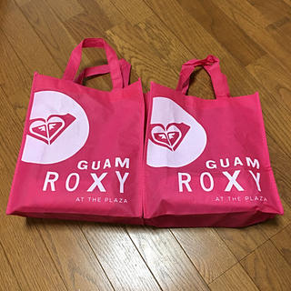 ロキシー(Roxy)の[限定品]ROXYグアムバッグ ショッパー2点セット(ショップ袋)