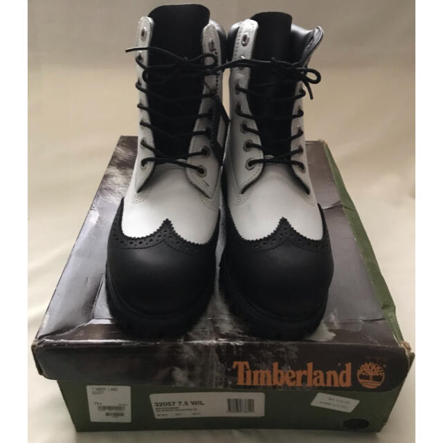 Timberland(ティンバーランド)の【新品】廃盤 ティンバーランド ウィングチップ ブーツ メンズの靴/シューズ(ブーツ)の商品写真