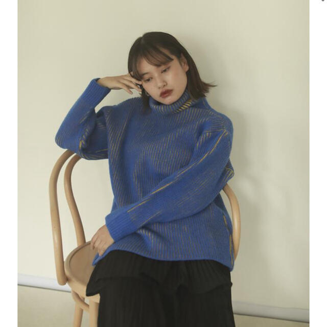 Ameri VINTAGE - POCHER ポシェ 20AW ブルー ニット