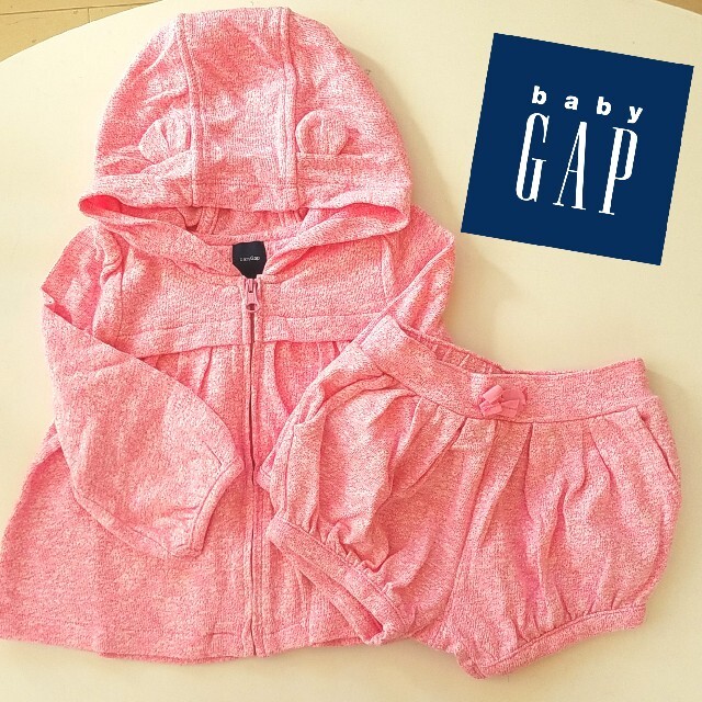 babyGAP(ベビーギャップ)の売り切りセール!!/BabyGap/セットアップ/80～90cm/女の子 キッズ/ベビー/マタニティのベビー服(~85cm)(その他)の商品写真