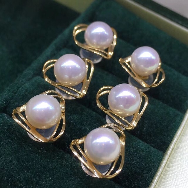 高級】天然あこや真珠 ピアス6.5-7mm k18 | bombaytools.com