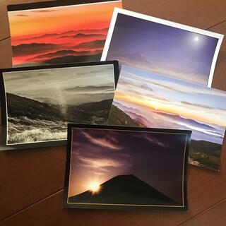 富士山　ポストカード　5枚 風景　(写真)