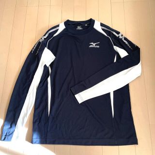 ミズノ(MIZUNO)の最終価格　ミズノ　MIZUNO トレーニングシャツ　紺　ジム　送料込み　XL(その他)