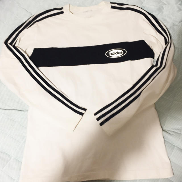 adidas(アディダス)のadidas3本ライントップス メンズのトップス(Tシャツ/カットソー(七分/長袖))の商品写真