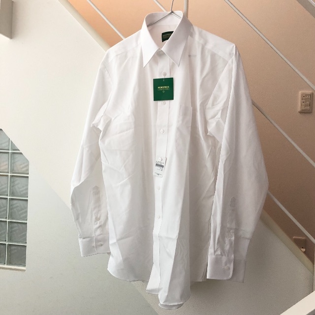 NEWSPRESS Yシャツ(白) 形状安定 [未使用・タグ付き]1 メンズのトップス(シャツ)の商品写真