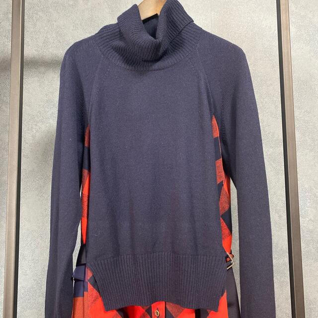 sacai ニットワンピース sacai ニットワンピース