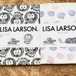 リサラーソン(Lisa Larson)のリサ•ラーソン　カット布地　2セット(生地/糸)