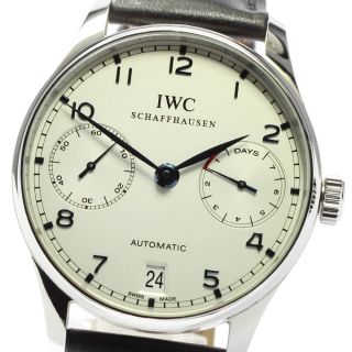 インターナショナルウォッチカンパニー(IWC)の☆美品  IWC ポルトギーゼ 7デイズ  IW500107 メンズ 【中古】(腕時計(アナログ))