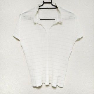 プリーツプリーズイッセイミヤケ(PLEATS PLEASE ISSEY MIYAKE)のプリーツプリーズ 半袖カットソー 3 L美品 (カットソー(半袖/袖なし))