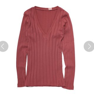 ロンハーマン(Ron Herman)のYOUNG & OLSEN BROAD RIB  V NECK LS(カットソー(長袖/七分))