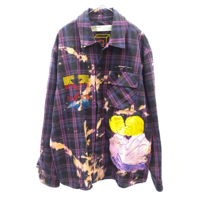 翌日発送可能】 OFF-WHITE - OFF-WHITE オフホワイト 長袖シャツの通販