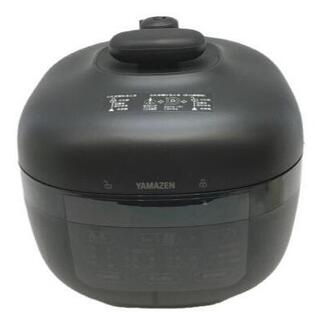ヤマゼン(山善)の●YPCB-M220(B) 電気圧力鍋2.2L YAMAZEN 黒(調理機器)