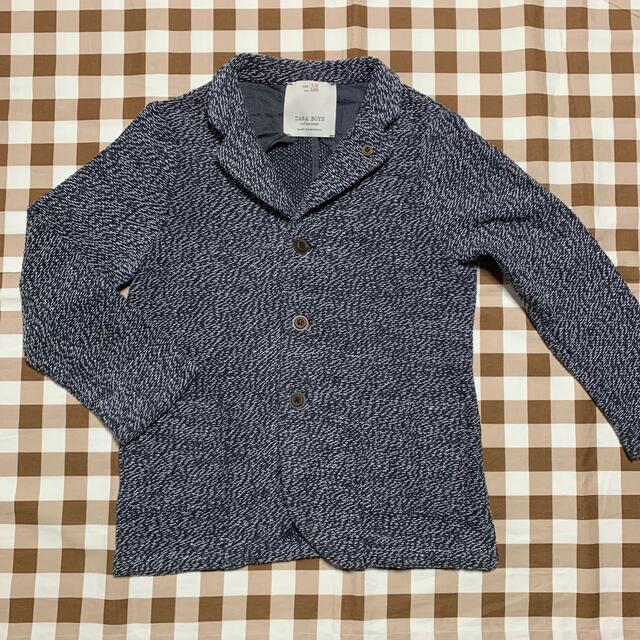 ZARA KIDS(ザラキッズ)のZARA KIDS 男児 130cm ニットジャケット キッズ/ベビー/マタニティのキッズ服男の子用(90cm~)(ジャケット/上着)の商品写真