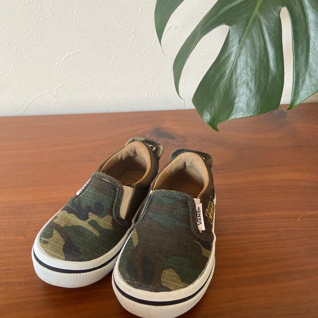 VANS(ヴァンズ)のVANS キッズ　スリッポン　お値下げ⭐︎ キッズ/ベビー/マタニティのベビー靴/シューズ(~14cm)(スリッポン)の商品写真