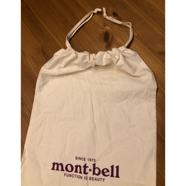 mont bell(モンベル)のmont bell コットン　ショップバッグ大　巾着エコバッグバッグインバッグ レディースのバッグ(ショップ袋)の商品写真