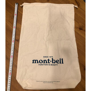 モンベル(mont bell)のmont bell コットン　ショップバッグ大　巾着エコバッグバッグインバッグ(ショップ袋)