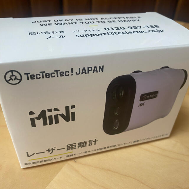 ゴルフ　レーザー距離計　tectectec! mini