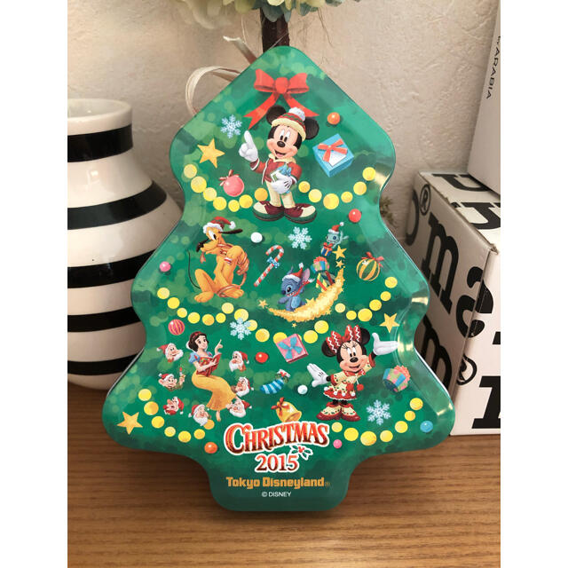 Disney 15年 ディズニーランドお土産 缶のみ クリスマスの通販 By たりママ5 S Shop ディズニーならラクマ