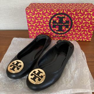 トリーバーチ(Tory Burch)の美品　トリーバーチ　バレエシューズ　22.5cm 23cm(バレエシューズ)