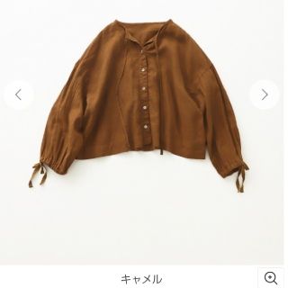 ネストローブ(nest Robe)のネストローブ  リネン超撥水ギャザースリーブショートシャツ new fabric(シャツ/ブラウス(長袖/七分))