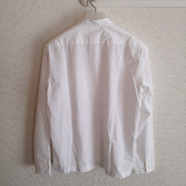 MUJI (無印良品)(ムジルシリョウヒン)の無印良品 超長綿 洗いざらしブロード スタンドカラーシャツ 未使用品 メンズのトップス(シャツ)の商品写真