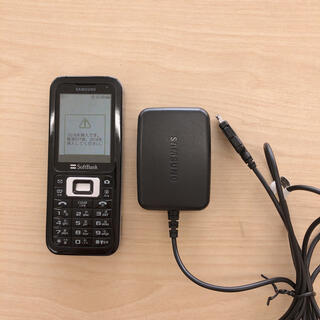 ソフトバンク(Softbank)のSoftBank Samsung 730SC  充電器付き(携帯電話本体)