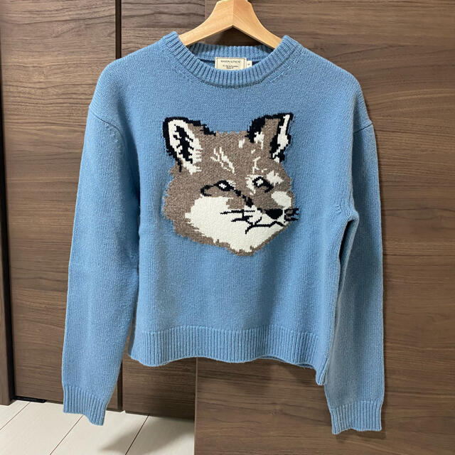 MAISON KITSUNE'(メゾンキツネ)のメゾンキツネ　FOXニットセーター メンズのトップス(ニット/セーター)の商品写真