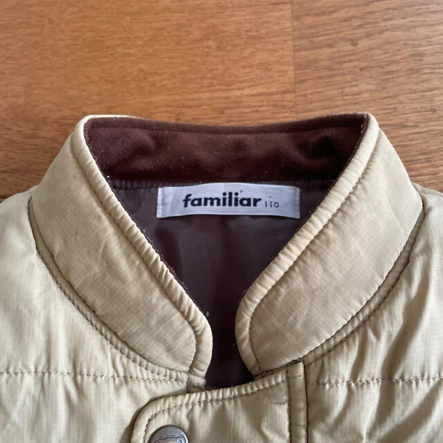 familiar(ファミリア)のfamiliar ファミリア　ダウンベスト　110 キッズ/ベビー/マタニティのキッズ服男の子用(90cm~)(ジャケット/上着)の商品写真