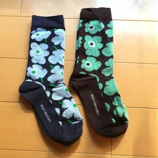 マリメッコ(marimekko)のマリメッコ　ウニッコソックス　2足セット(ソックス)