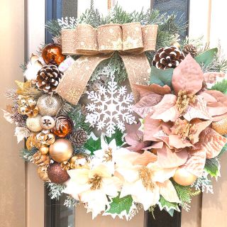 ☆11月25日までの出品です☆超豪華特大 クリスマスリース 40cm 新品