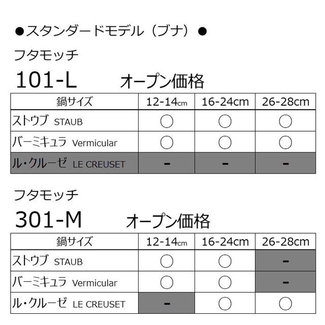 STAUB(ストウブ)のフタモッチ 101L ストウブ　バーミキュラ　ブルーノ用フタ置き　14〜28cm インテリア/住まい/日用品のキッチン/食器(鍋/フライパン)の商品写真