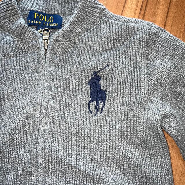 POLO RALPH LAUREN(ポロラルフローレン)のラルフローレン  ニットのジャケット100 キッズ/ベビー/マタニティのキッズ服男の子用(90cm~)(ジャケット/上着)の商品写真