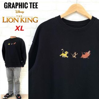 ディズニー(Disney)のDisney GRAPHIC TEE ディズニー ライオンキング スウェット(スウェット)