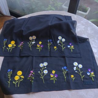 フェイラー(FEILER)のフェイラー　刺繍ストール(バンダナ/スカーフ)