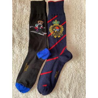 ポロラルフローレン(POLO RALPH LAUREN)のポロラルフローレンのメンズのポロベアソックス2セットサイズは26〜29cm(ソックス)