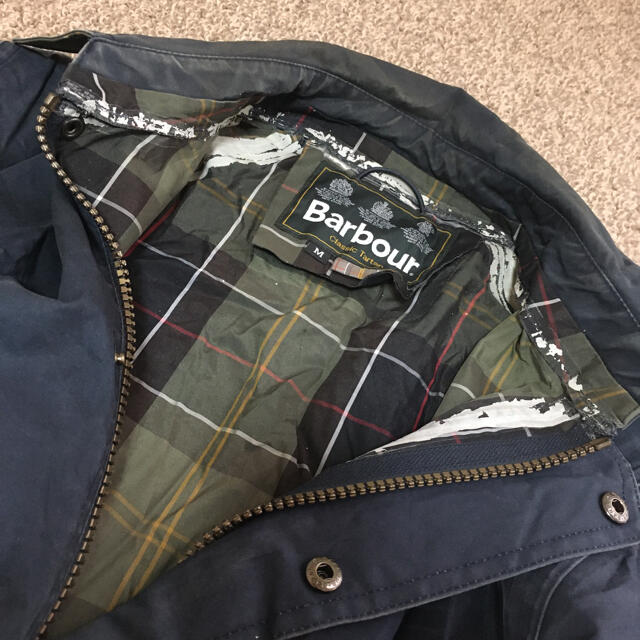 バブアークラシックタータン Barbour コート ジャケット ステンカラー 紺 8