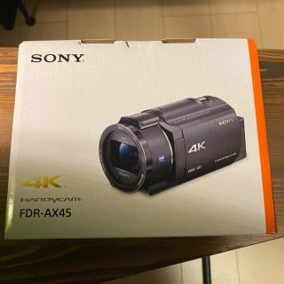 ソニー(SONY)の《新品》 SONY (ソニー) デジタル4K FDR-AX45 ブロンズブラウン(ビデオカメラ)