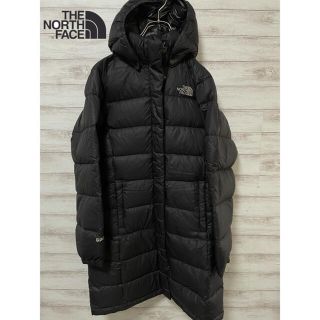 ザノースフェイス(THE NORTH FACE)のノースフェイス　ロングダウン　グース　600フィル　レディース　軽量　ベンチ　黒(ダウンジャケット)