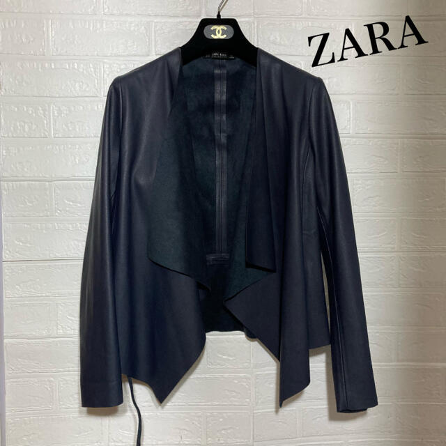 ZARA(ザラ)の専用  ZARA フェイクレザージャケット レディースのジャケット/アウター(その他)の商品写真